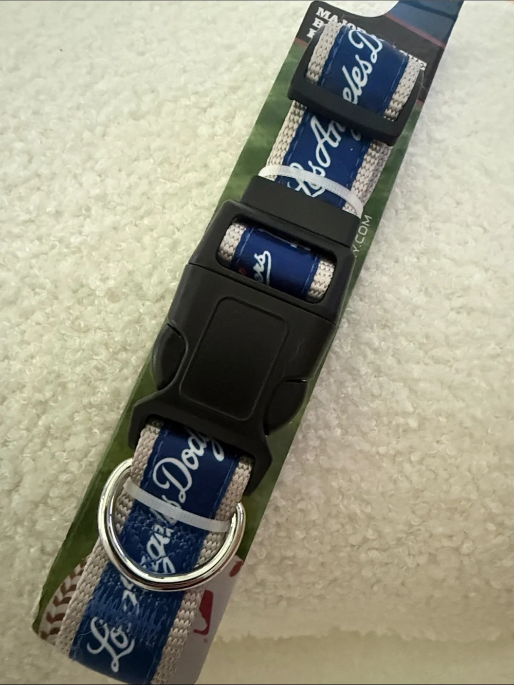 Los Angeles Dodgers Major League Baseball Pet Collar - Blue & White